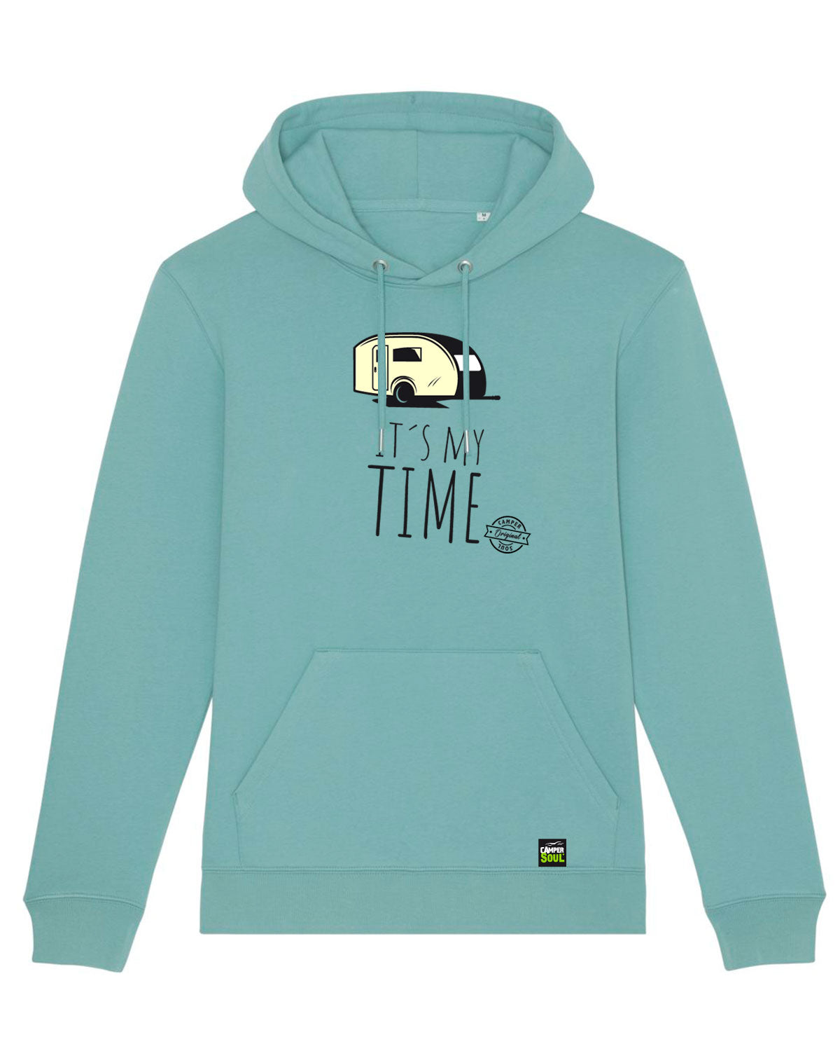 Camping-Bio-Herren-Hoodie-Cruiser_Teal-Monstera