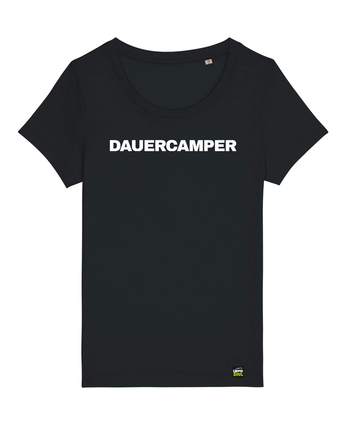 Dauercamper-T-Shirt-Damen-Black