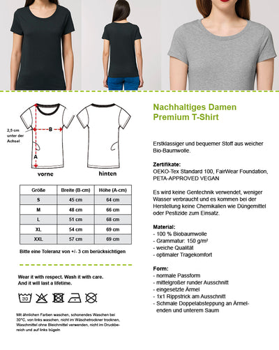 Dauercamper – Bio Damen T-Shirt